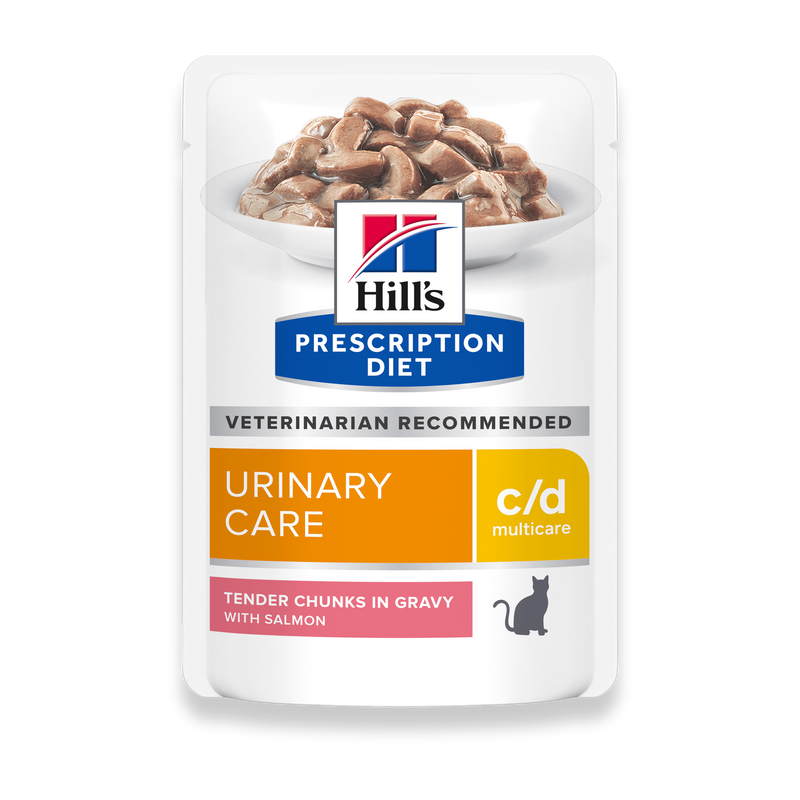 Hills Feline c/d Multicare Lachs Frischebeutel für Katzen