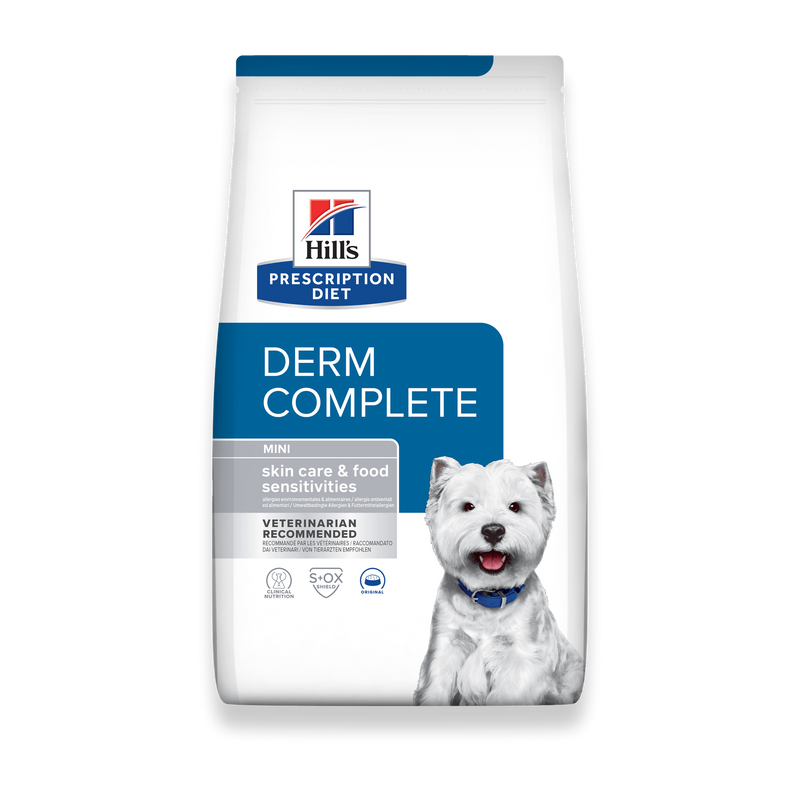 Hills Prescription Diet Canine Derm Complete Mini Trockenfutter für kleine Rassen