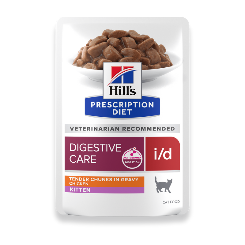 Hills Prescription Diet i/d Digestive Care Nassfutter für Kätzchen mit Huhn