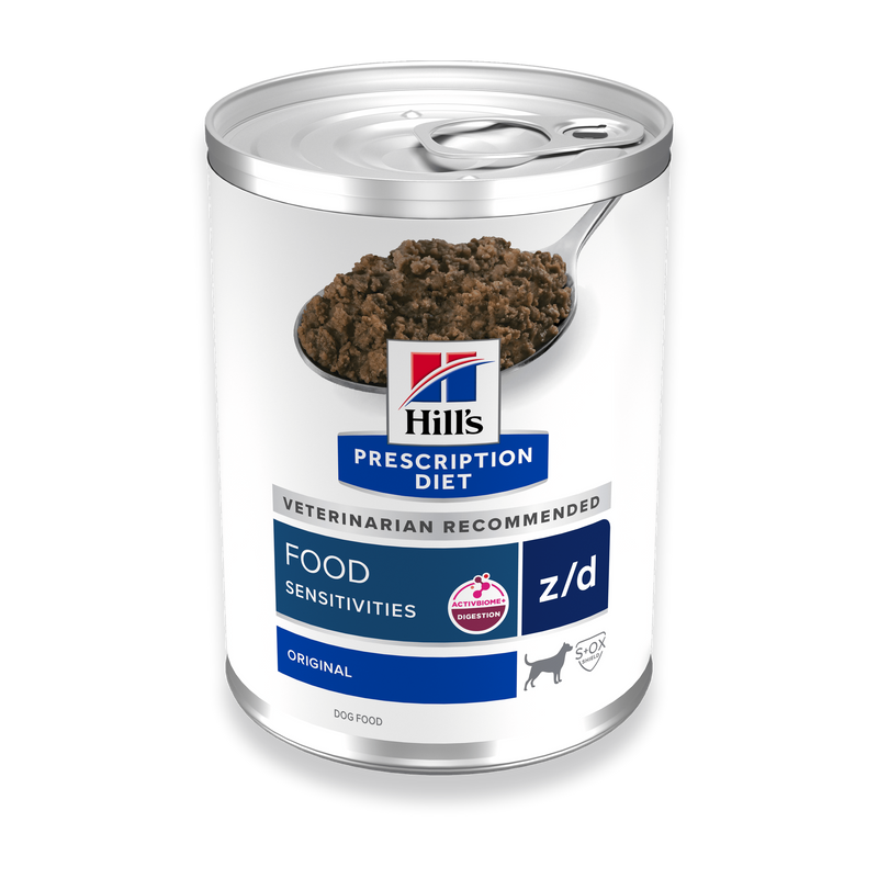 Hills Z/D ActivBiome+ Dosenfutter für Hunde bei Futtermittelallergie