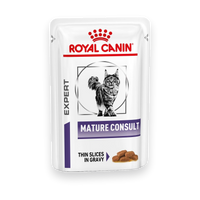 Royal Canin Mature Consult Feine Stückchen in Soße Frischebeutel für Katzen