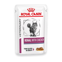 Royal Canin Renal Huhn Feine Stückchen in Soße Frischebeutel für Katzen