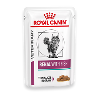 Royal Canin Renal Fisch Feine Stückchen in Soße Frischebeutel für Katzen