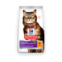 Hills Science Plan Feline Adult Sensitive Stomach & Skin Trockenfutter mit Huhn