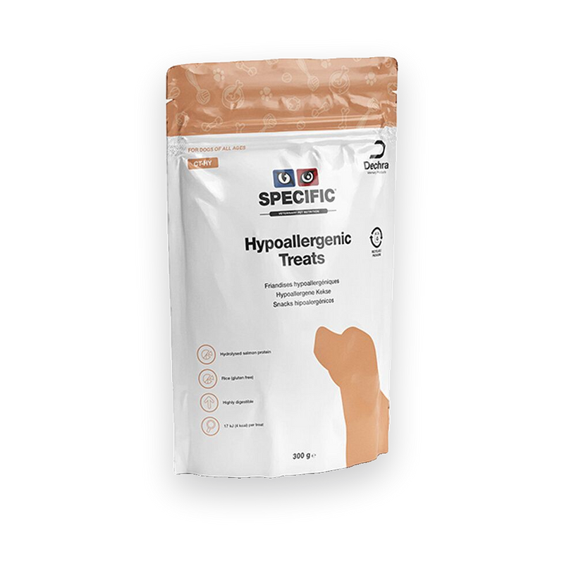 Specific CT-HY Hypoallergenic Treats (hydrolisiert) Leckerli bei Futtermittelallergie