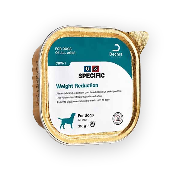 Specific CRW1 Weight Reduction Nassfutter für Hunde 300 g Schalen