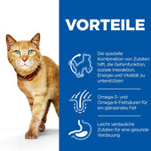 Hills Science Plan Feline Mature Adult 7+ Senior Vitality Huhn Frischebeutel für Katzen