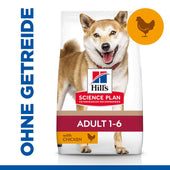 Hills Science Plan Canine Adult No Grain Medium Huhn Trockenfutter