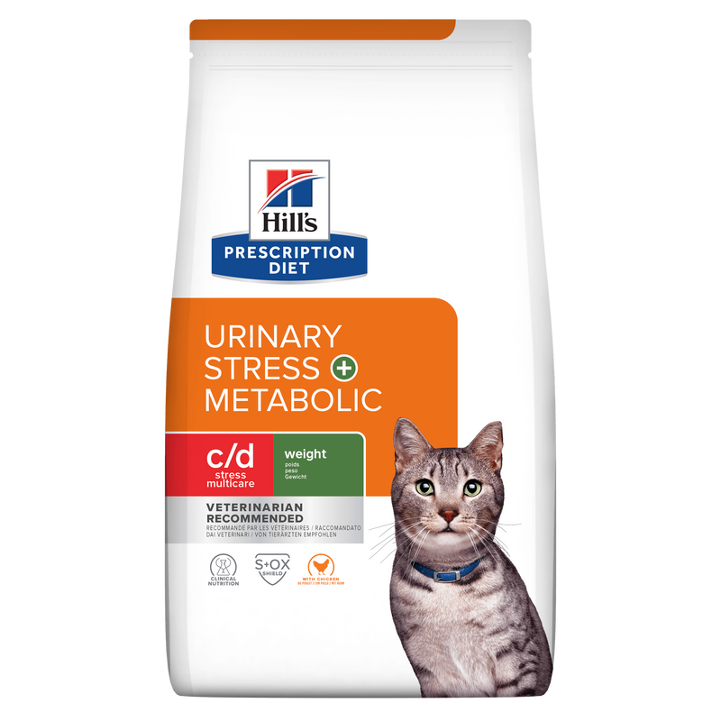 Hills Prescription Diet Feline c/d Multicare Urinary Stress + Metabolic Trockenfutter für Katzen