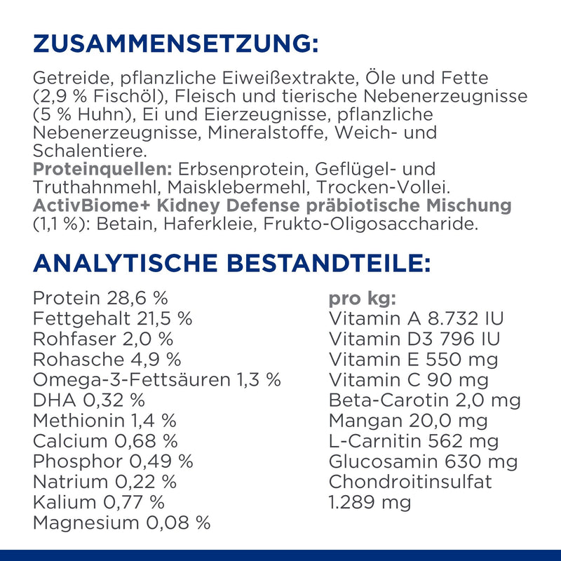 Hills k/d + Mobility Trockenfutter für Katzen