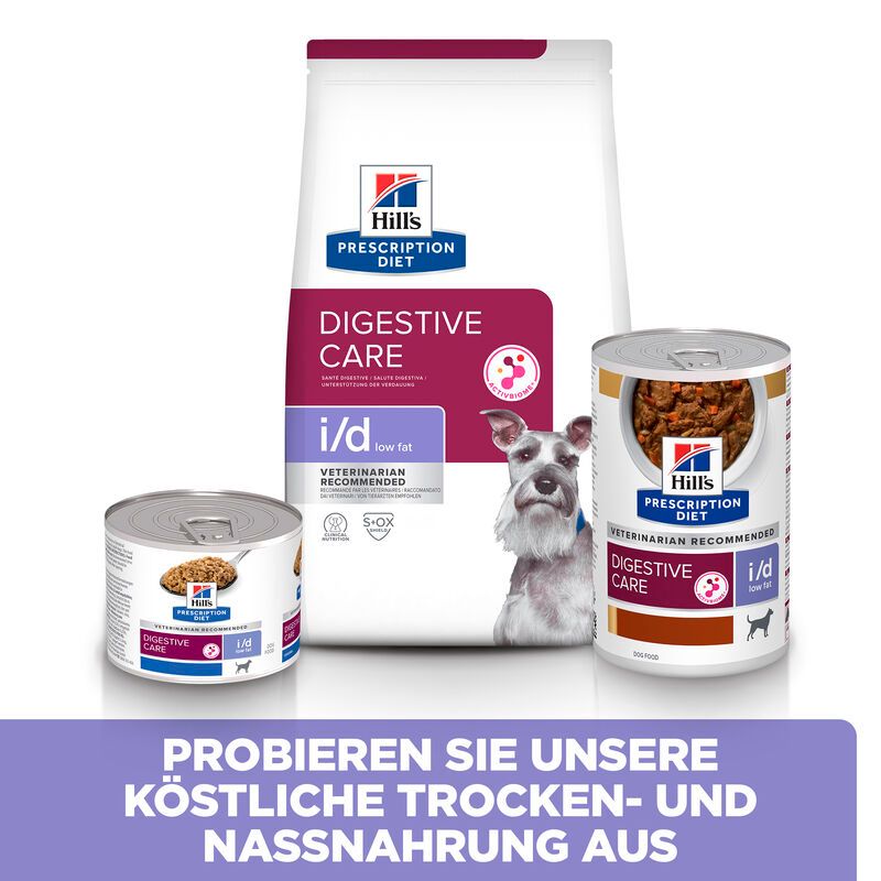 Hills i/d Low Fat Hundefutter in kleinen Dosen