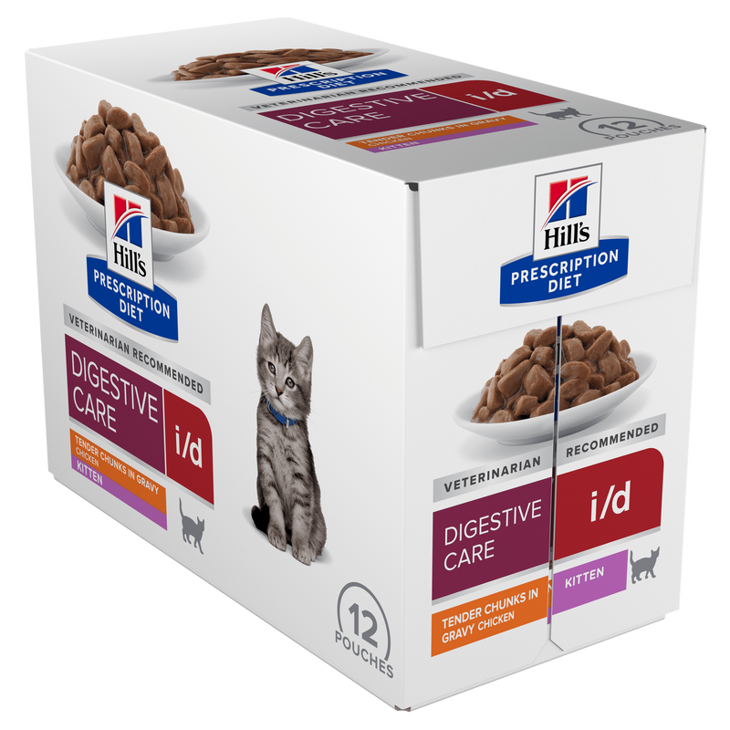 Hills Prescription Diet i/d Digestive Care Nassfutter für Kätzchen mit Huhn