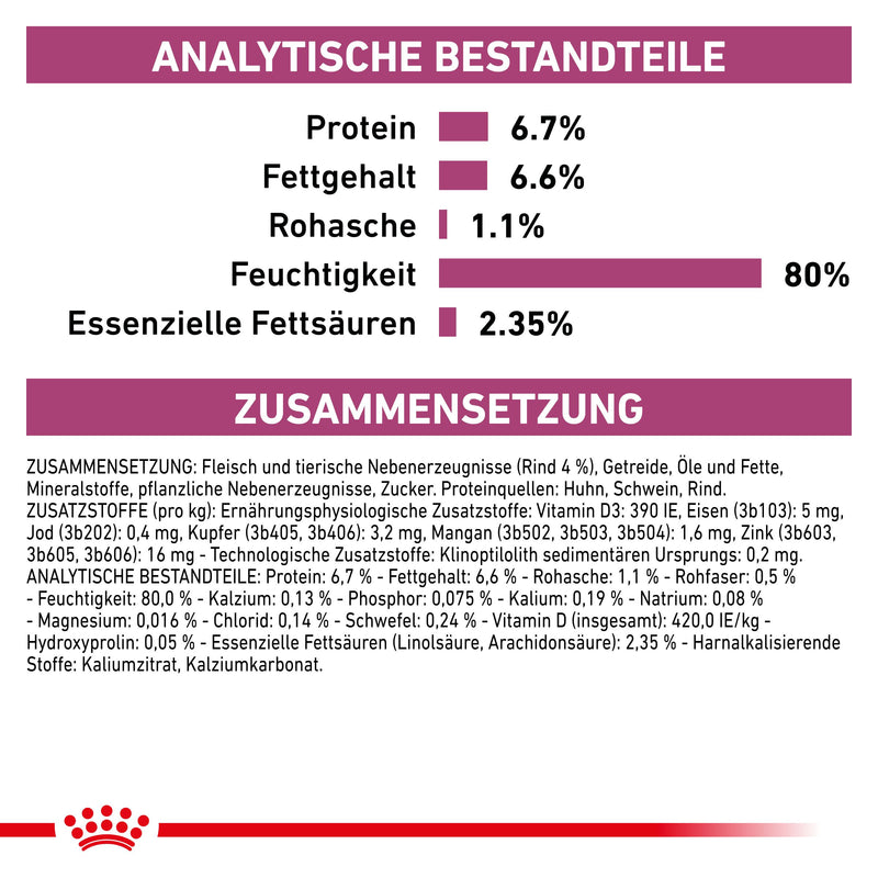 Royal Canin Renal Rind Feine Stückchen in Soße Frischebeutel für Katzen