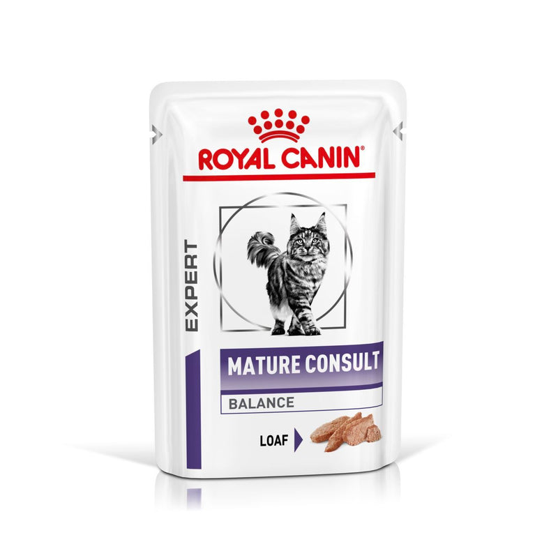 Royal Canin Mature Consult Balance Mousse Frischebeutel für Katzen