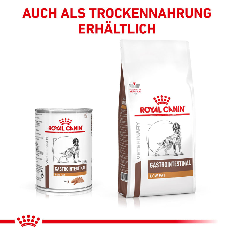 Royal Canin Gastrointestinal Low Fat Hundefutter in Dosen