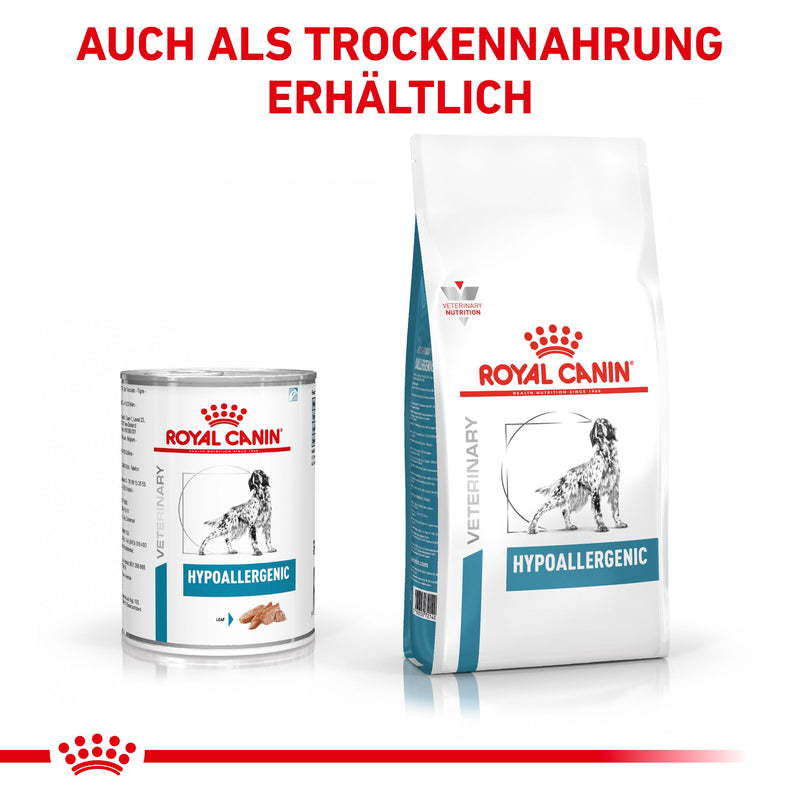 Royal Canin Hypoallergenic Mousse Hund Dosen