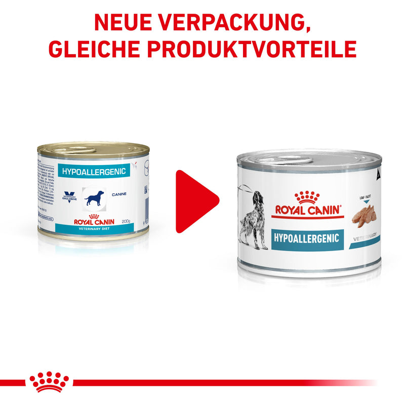 Royal Canin Hypoallergenic Mousse Hund Dosen
