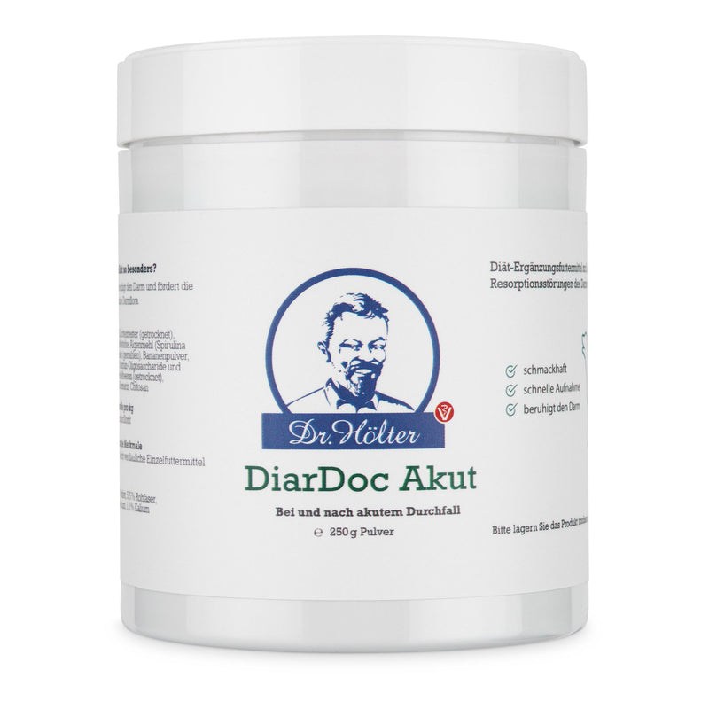 Durchfallpulver 250g für Hunde DiarDoc Akut von Dr. Hölter