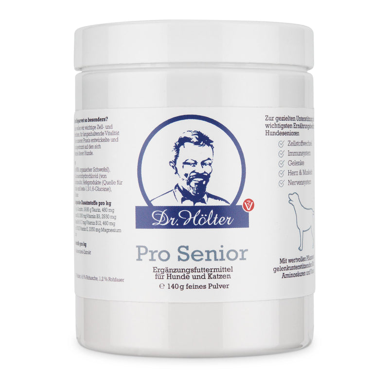 futterzusatz für alte hunde pro senior 140g pulver