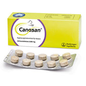 Boehringer Ingelheim Canosan Katze Kautabletten 30 Verpackung und Blister