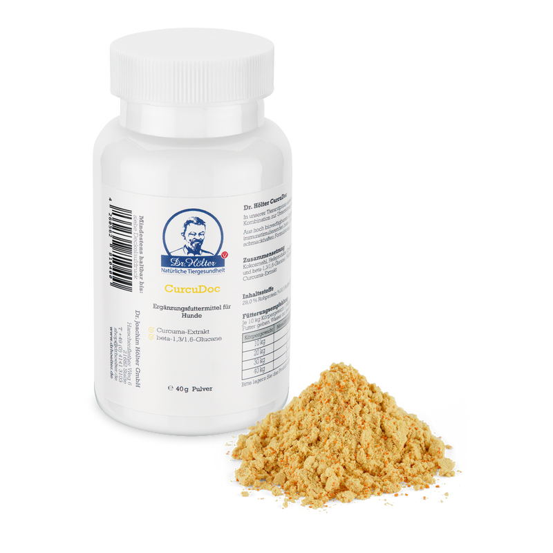 Kurkuma für Hunde Pulver CurcuDoc 40g