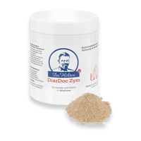 Verdauungsenzyme für Hund und Katze von Tierarzt Dr. Hölter DiarDoc Zym Hund und Katze 250g Pulver