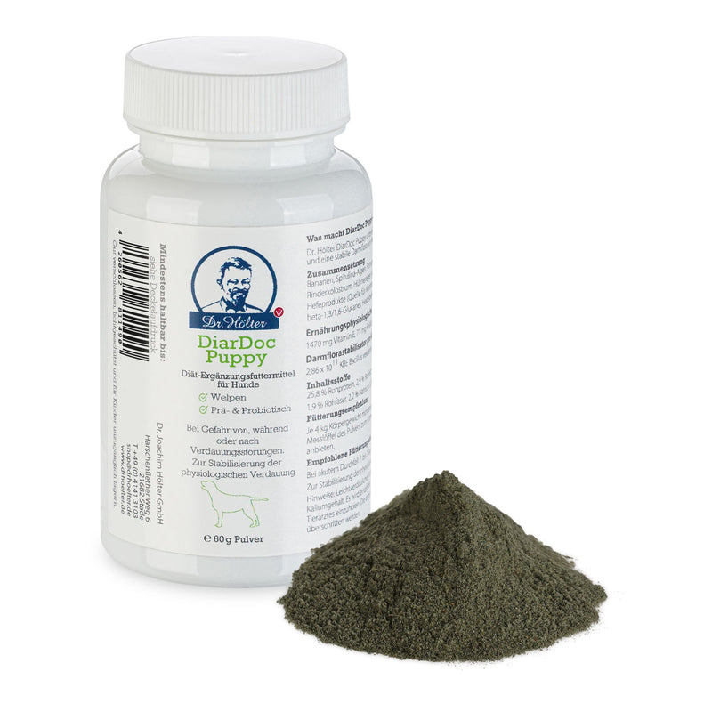 Dr. Hölter DiarDoc Puppy 60g Pulver Verdauungszusatz für Welpen