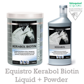Equistro Kerabol Bioton Liquid + Powder fürs Pferd