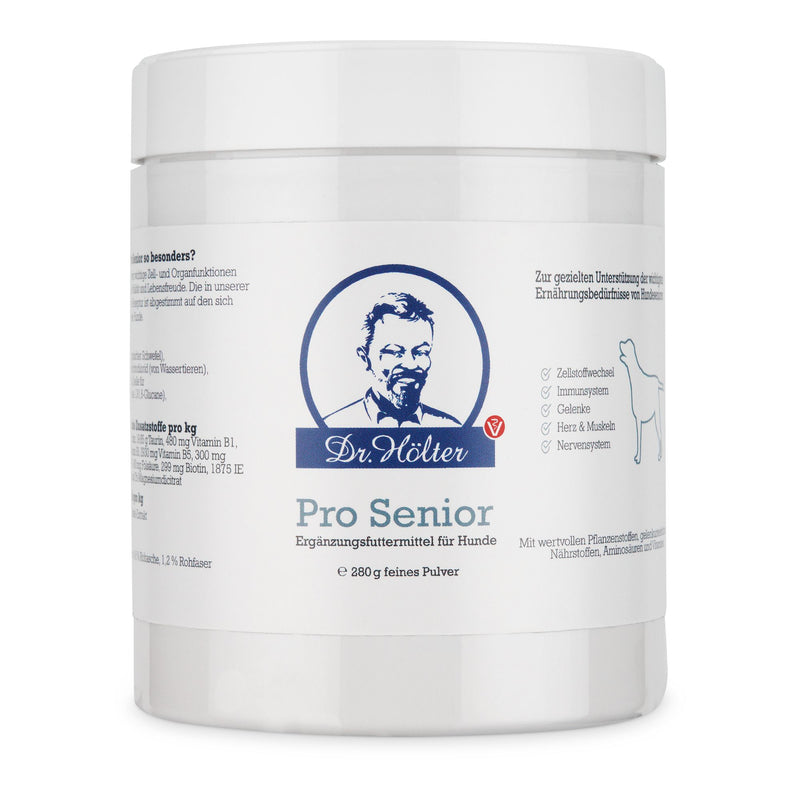 futterzusatz für alte hunde pro senior 280g pulver