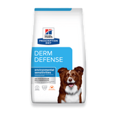 Hill's PRESCRIPTION DIET Derm Defense Trockenfutter für Hunde mit Huhn bei umweltbedingten Allergien