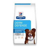 Hill's PRESCRIPTION DIET Derm Defense Trockenfutter für Hunde mit Huhn bei umweltbedingten Allergien
