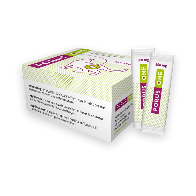 Porus One 30x500mg für die Nieren von Katzen