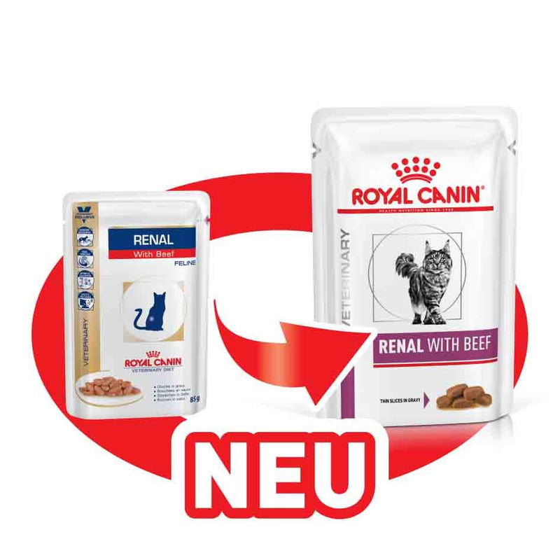 Royal Canin Renal Frischebeutel Beef/Chicken/Fish Umstellung