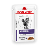 Royal Canin Cat Neutered Balance Feine Stückchen in Soße Frischebeutel für Katzen