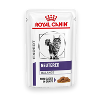 Royal Canin Cat Neutered Balance Feine Stückchen in Soße Frischebeutel für Katzen