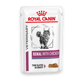 Royal Canin Renal Huhn Feine Stückchen in Soße Frischebeutel für Katzen