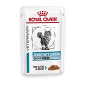 Royal Canin Sensitivity Control Huhn mit Reis Feine Stückchen in Soße Frischebeutel für Katzen