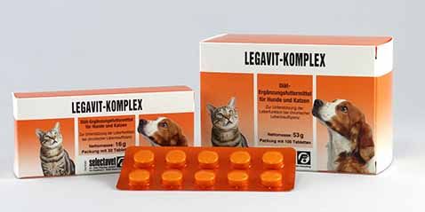 Selectavet Legavit Komplex Tabletten für Hunde und Katzen